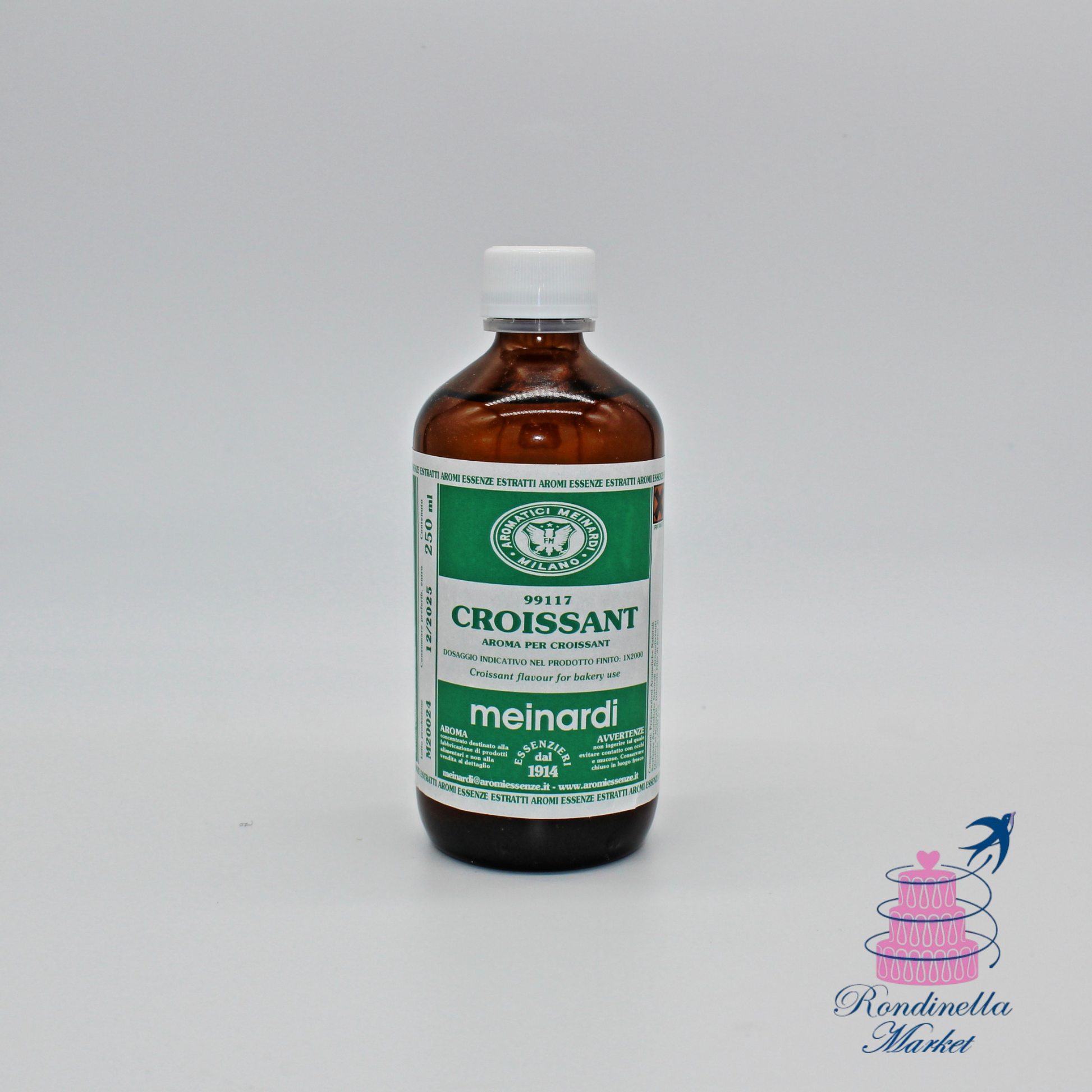 Flacone di Aroma Croissant Meinardi da 250 ml per uso professionale, ideale per lievitati dolci – Rondinella Market Napoli