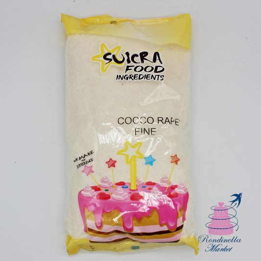 Cocco Rapè Fine Suicra Food 700 g, cocco grattugiato per dolci e decorazioni, disponibile da Rondinella Market Napoli