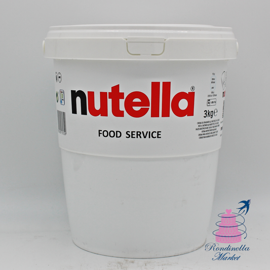 Nutella Food Service 3 kg, crema spalmabile Ferrero per uso professionale, ideale per dolci e farciture, disponibile da Rondinella Market Napoli