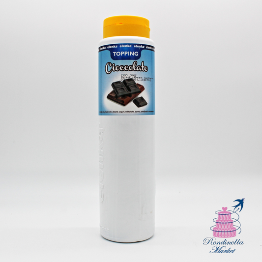 Topping gusto cioccolato Elenka da 1kg per gelati, dolci e dessert in vendita su Rondinella Market a Napoli
