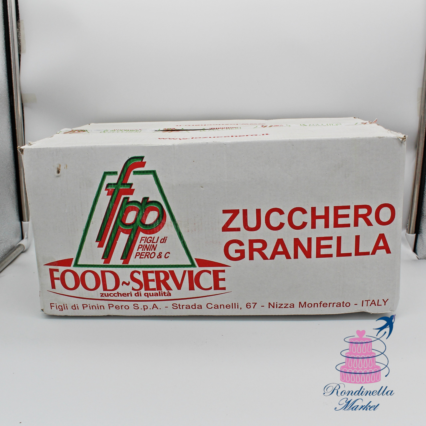 Zucchero in granella media FPP da 10 kg per decorazioni dolci – Rondinella Market Napoli