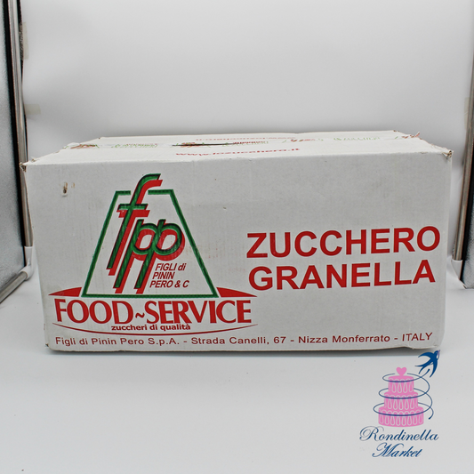 Zucchero in granella media FPP da 10 kg per decorazioni dolci – Rondinella Market Napoli