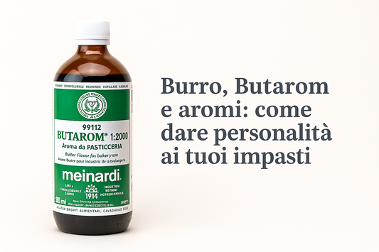 Bottiglia Aroma Burro Butarom Meinardi per impasti di pasticceria e lievitati artigianali – Rondinella Market Napoli