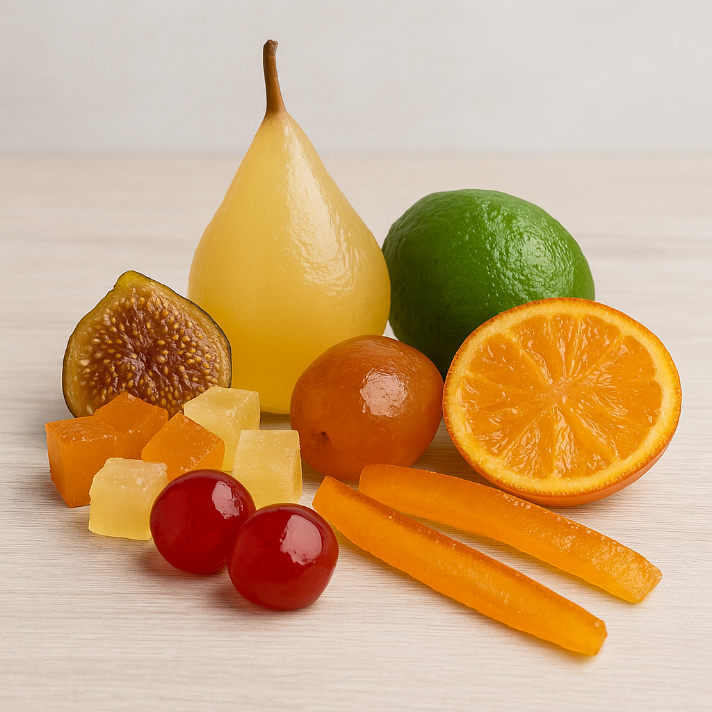 Assortimento di frutta candita e sciroppata per dolci e pasticceria – Rondinella Market Napoli