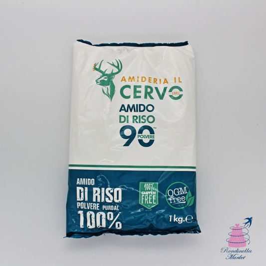 Amido di riso in polvere 90 micron Amideria Il Cervo da 1kg in vendita su Rondinella Market a Napoli