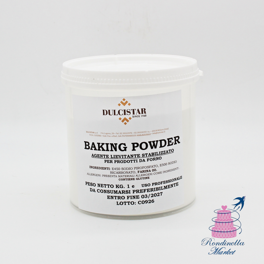 Baking Powder Dulcistar lievito chimico professionale in polvere da 1 kg Napoli