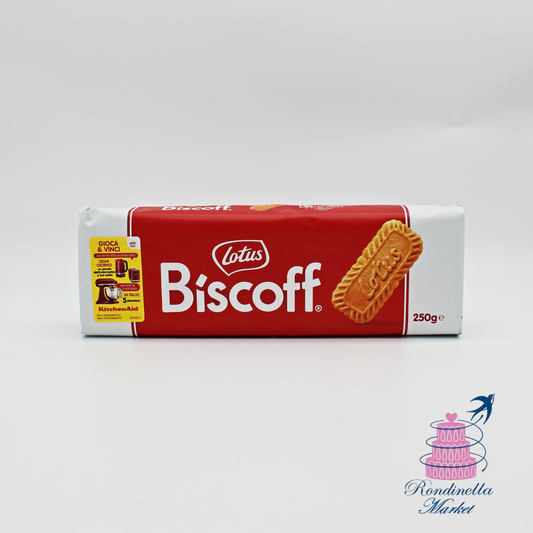 Confezione da 250 g di biscotti Lotus Biscoff per dolci e cheesecake – Rondinella Market Napoli

