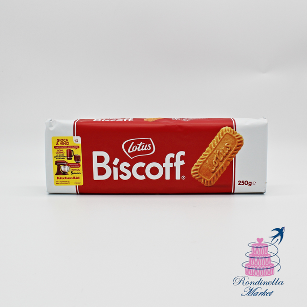 Confezione da 250 g di biscotti Lotus Biscoff per dolci e cheesecake – Rondinella Market Napoli

