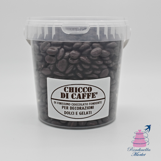 Chicchi di caffè ricoperti di cioccolato fondente Crispo da 1 kg in vendita da Rondinella Market a Napoli