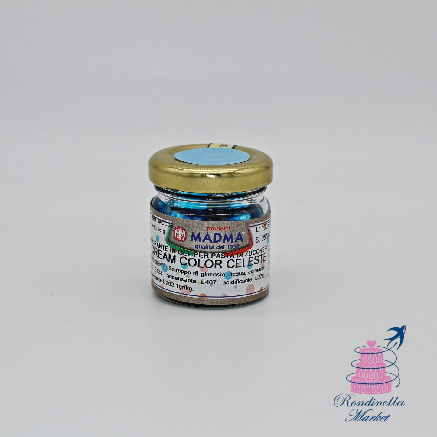 Colorante alimentare in gel celeste  – Rondinella Market Napoli