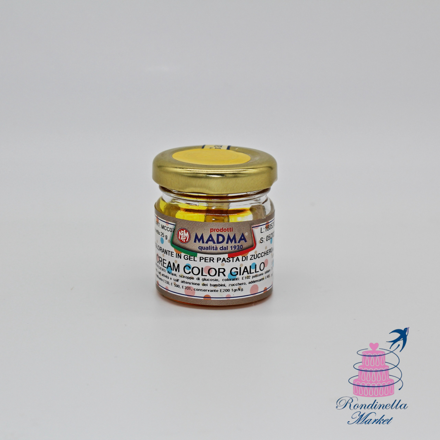 Colorante alimentare in gel giallo brillante – Rondinella Market Napoli