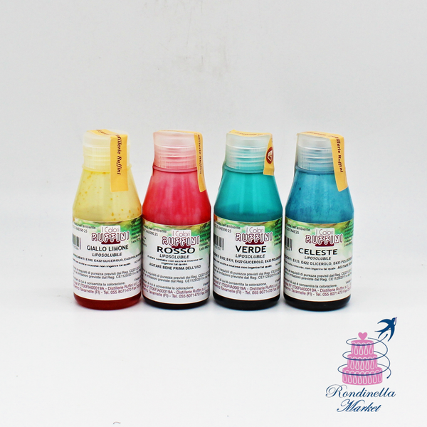 Coloranti liposolubili professionali 100 ml per cioccolato creme e glasse Napoli