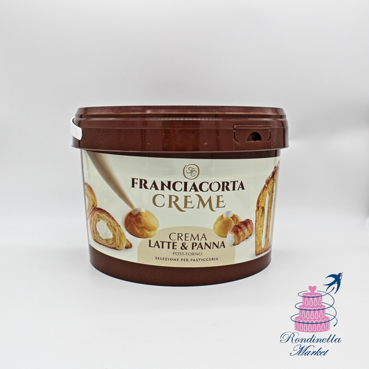 Crema Franciacorta al latte e panna da 6 kg per farciture post-forno – Rondinella Market Napoli