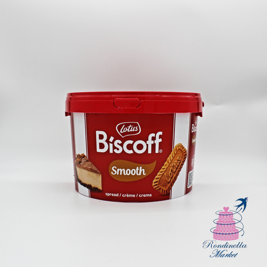 Crema spalmabile Lotus Biscoff Smooth in secchiello da 3 kg, ideale per pasticceria a Napoli
