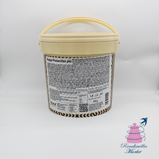 Crema al pistacchio Nuppy Sipral Padana in secchio da 6 kg – Rondinella Market Napoli