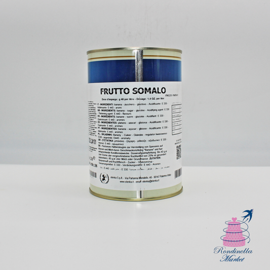 Barattolo Frutto Somalo Elenka pasta gusto banana per gelateria professionale da 1 kg – Rondinella Market Napoli