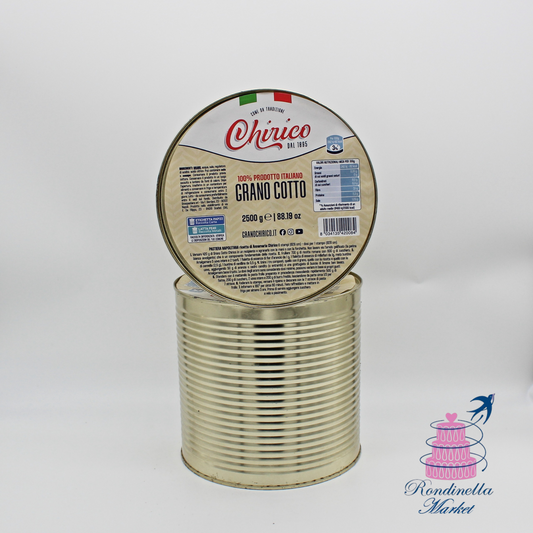 Grano cotto Chirico da 2,5 kg per pastiera napoletana – Rondinella Market Napoli