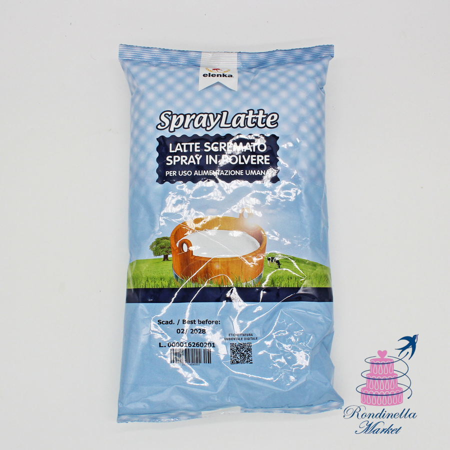 Latte scremato spray in polvere Elenka per pasticceria e gelateria professionale Napoli