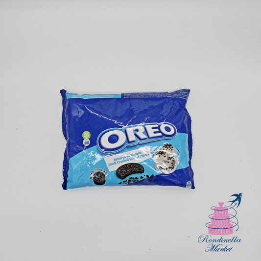 Biscotti Oreo frantumati senza ripieno in confezione da 400 g, ideali per dolci a Napoli
