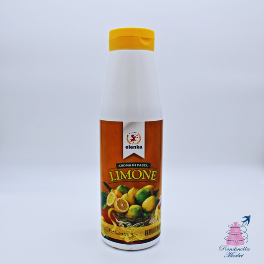 Pasta limone Elenka in barattolo da 1kg per gelati e dolci, acquistabile su Rondinella Market a Napoli.