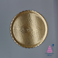 Piatti tondi oro in cartone per torte disponibili in varie misure da 24 a 36 cm in vendita su Rondinella Market a Napoli