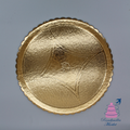 Piatti tondi oro in cartone per torte disponibili in varie misure da 24 a 36 cm in vendita su Rondinella Market a Napoli