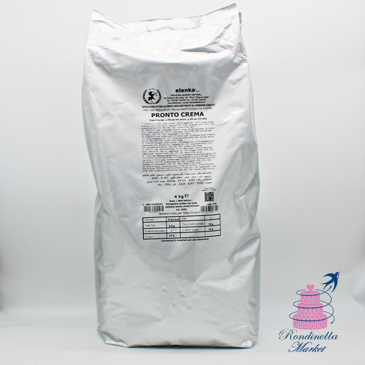 Preparato per crema a freddo Elenka 4 kg professionale per pasticceria Napoli