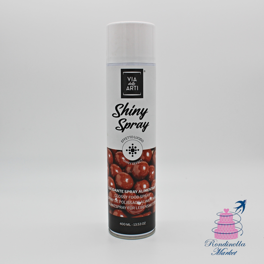 Spray lucidante alimentare effetto lucido Via delle Arti 400ml in vendita su Rondinella Market a Napoli