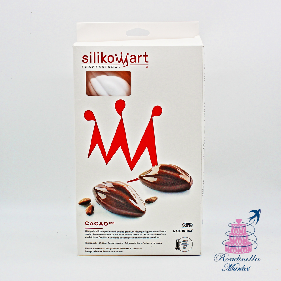 Stampo in silicone Silikomart Cacao 120 per frutta realistica e monoporzioni moderne Napoli